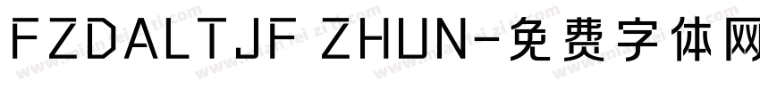 FZDALTJF ZHUN字体转换